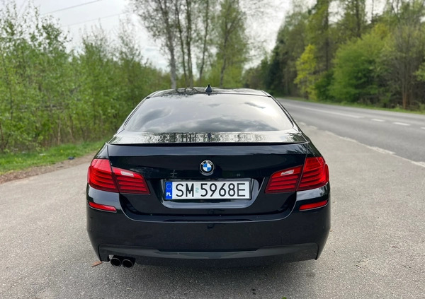 BMW Seria 5 cena 104200 przebieg: 125700, rok produkcji 2014 z Mysłowice małe 781